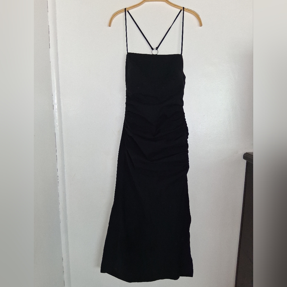 Zara Charcoal Black Dress